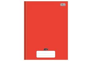 CADERNO BROCHURAO C/D TIPO ATA 48 FLS MAIS 11677 VERMELHO TILIBRA UND