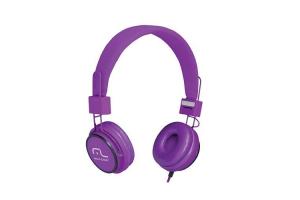 Fone de ouvido com microfone HeadFun roxo Multilaser PH090 unid.