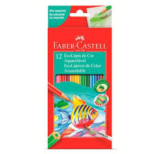 LAPIS DE COR GDE C/12 120212G AQUARELA FABER UND