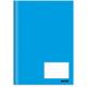 Caderno brochurão capa dura 96 folhas sem pauta 8930 azul Foroni unid.