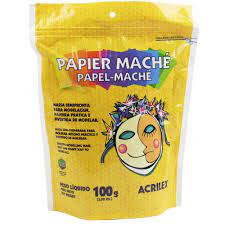 PAPEL MACHE 100 GRS 0121 ACRILEX UND