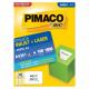 Etiqueta Inkjet e Laser A4 361 Pimaco pacote 100 folhas 