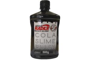 Cola Glow Slime 500 grs Preta 7505 Radex unid.