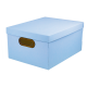 Caixa organizadora média linho serena azul pastel 2192.BP.0005 Dello unid.