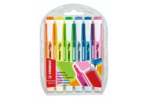 KIT MARCA TEXTO STABILO SWING COOL 275/6-3 ( COM 6 CORES) - STABILO 