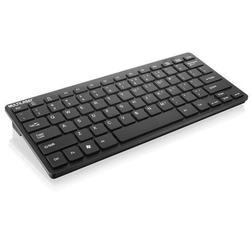 Teclado ABNT MINI USB preto Multilaser TC154 unid.