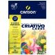 BLOCO CRIATIVO 297 X 420 A-3 120GRS C/ 32 FLS COLORIDO CANSON UND