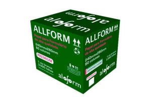 Formulário contínuo razão 80 colunas 2 vias 1/2 página branco 407 Allform caixa 3000 unid.