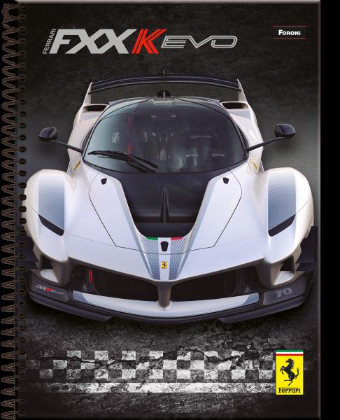Caderno capa dura universitário 96 folhas Ferrari 8730 Foroni unid.
