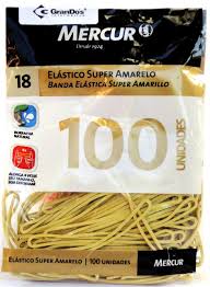 ELASTICO 18 SUPER AMARELO MERCUR PCT 100 UND