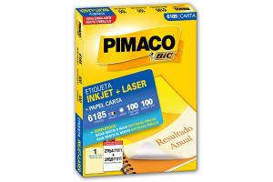 Etiqueta Inkjet e Laser 6185 Pimaco pacote 100 folhas