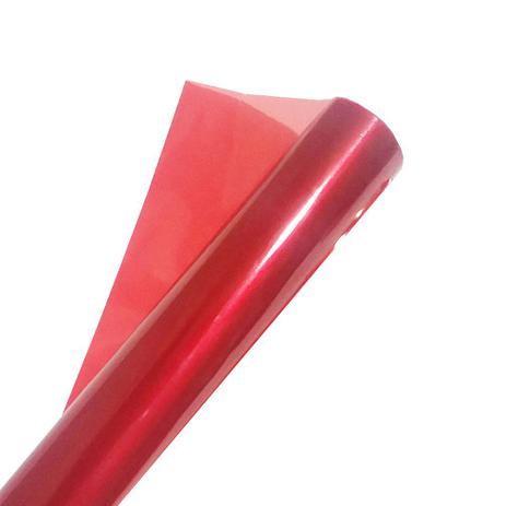 PAPEL CELOFANE 80 X 80 CM VERMELHO VMP RLO 50 FLS