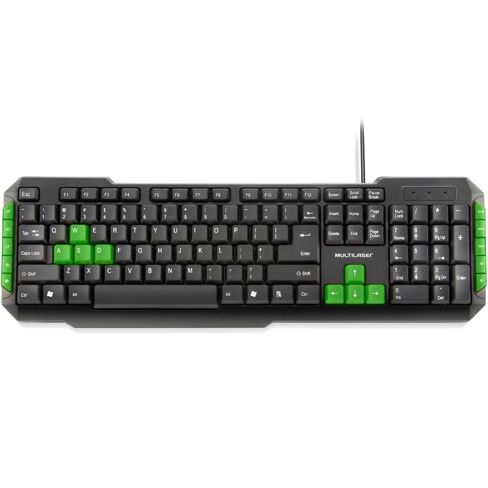 Teclado Gamer USB Multilaser TC201 unid.