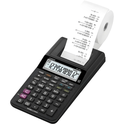 CALCULADORA DE MESA C/ IMPRESSAO HR-8RC BK CASIO UND