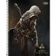 Caderno capa dura universitário 200 folhas Assassin's Creed 14341 Tilibra unid.
