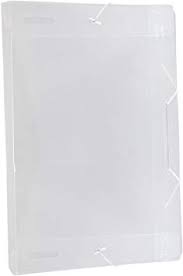 PASTA C/ ABA E ELASTICO NEW LINE 20MM 502PP TRANSPARENTE DAC UND