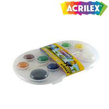 AQUARELA C/ 12 CORES 01812 ACRILEX UND