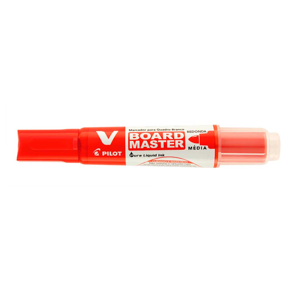 MARCADOR P/ QUADRO BRANCO WBMA-VBMM-R-BGBR VERMELHO PILOT UND