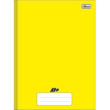 CADERNO BROCHURAO C/D TIPO ATA 96 FLS MAIS 11680 AMARELO TILIBRA UND