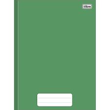 CADERNO BROCHURAO C/D TIPO ATA 96 FLS MAIS 11679 VERDE TILIBRA UND