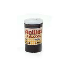 ANILINA SOLVENTE A ALCOOL 4 GRS AZUL GLITTER UND