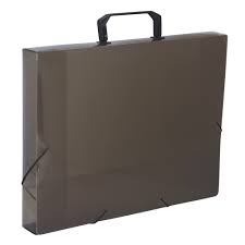 MALETA COM ALÇA OFÍCIO 260MM X 360MM (702 PP-FM) FUMÊ DAC UND