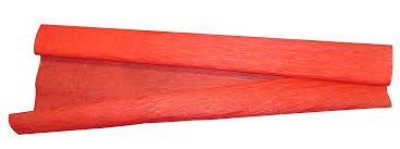 Papel crepom 48cm x 2m vermelho unid.