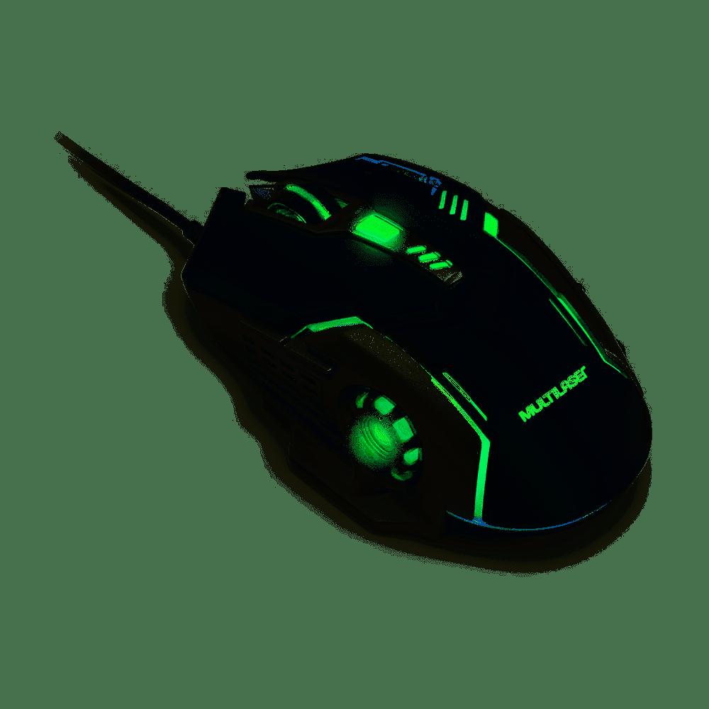 Mouse Gamer 2400 DPI preto/grafite Multilaser MO269 unid.