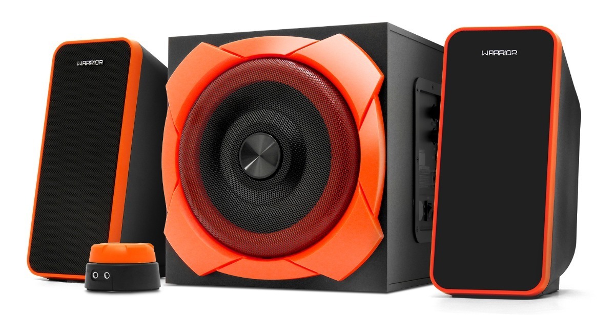 Caixa de som Warrior Odysseus Gamer 50W RMS 2.1 SP266 Multilaser unid.