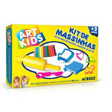 KIT DE MASSINHAS 2 ART KIDS 180 G 40002 ACRILEX