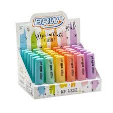 MARCA TEXTO PASTEL CA2013 BRW DISPLAY C/ 36 UND