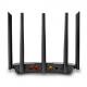 ROTEADOR DRACO 1200MBPS DUAL BAND AC1200 RE017 5 ANTENAS PRETO MULTILASER UND 