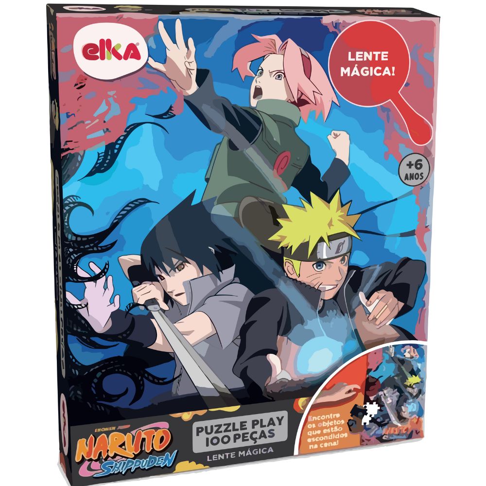 QUEBRA CABECA NARUTO SHIPPUDEN C/ 100 PCS 1192 ELKA UND