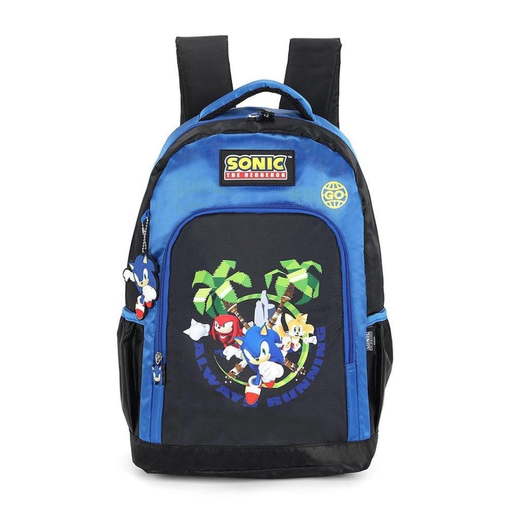 MOCHILA DE COSTAS MS46954SO SONIC AZUL LUXCEL UND