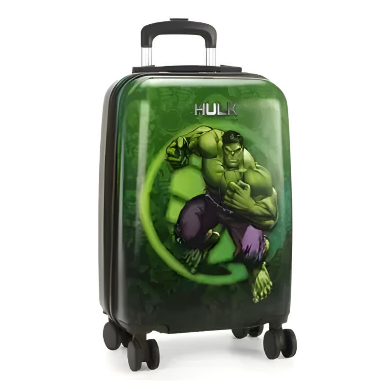 MALA INFANTIL VERDE HULK C RODAS LUXCEL UND