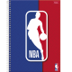 Caderno capa dura universitário 96 folhas NBA 9300 Foroni  unid.