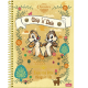 Caderno capa dura universitário 96 folhas Disney Classics 8360 Foroni unid.