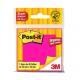 Bloco de anotações 76mm x 76mm 45 folhas (Post-it) 654 Neon rosa 3M unid.