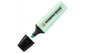 MARCA TEXTO STABILO BOSS PASTEL 70/116 ( VERDE ) UND - STABILO                                                                                 