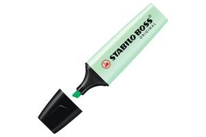 MARCA TEXTO STABILO BOSS PASTEL 70/116 ( VERDE ) UND - STABILO                                                                                 