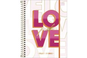 AGENDA PLANNER LOVE PINK M7 2022 29.101 TILIBRA UND