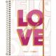 AGENDA PLANNER LOVE PINK M7 2022 29.101 TILIBRA UND