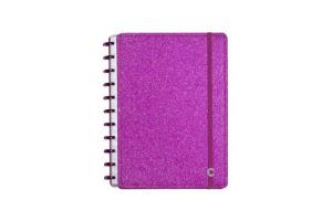 Caderneta Inteligente capa dura 50 folhas CIIN1051 Glitter Pink Ambras 