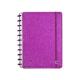 Caderneta Inteligente capa dura 50 folhas CIIN1051 Glitter Pink Ambras 