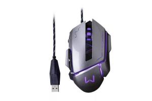 Mouse Gamer Warrior 3200 DPI Ivor grafite Multilaser MO262 unid.