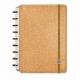 Caderno Inteligente A5 capa dura universitário 60 folhas Glitter Bronze Ambras
