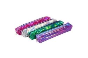 ESTOJO ESCOLAR C/ ZIPER WPE00547 WINTH C/ GLITTER ROCIE UND