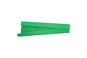 Papel crepom Super Crepe verde bandeira rolo.