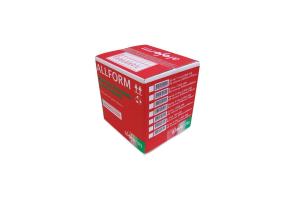 Formulário contínuo razão 80 colunas 3 vias 1/2 página branco 408 All Form caixa 2000 unid.