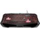 Teclado Gamer Profissional Warrior com LED Multilaser TC167 unid.